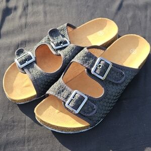 Bernie Mev - Sunset Sandals - Black (Sz9.5) - New- $77.95